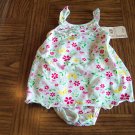 INFANT Girl's Butterfly Floral SUNDRESS With Matching Diaper Cover Bottoms 3 - 6 Months locationw9
