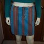 RALPH LAUREN Denim Striped Pencil Mini SKIRT Size 4 001s-46 Womens Skirts locationw4