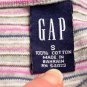 Gap Striped Gray Pink Tank TOP Size S Small Shirt locationw9