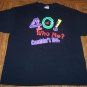 Hanes Heavyweight WOMEN'S SHORT SLEEVE 40 Who Me T Shirt  Size XL Extra Large wt-8 location97