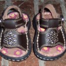 Adorable Infant Girl's SANDALS Brown Shoes Size 1 locationw13