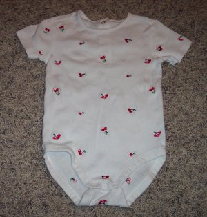 Cherries Line GYMBOREE Dec 2001 Line INFANT Girl's Onesie Outfit 12 - 18 Months locationw4