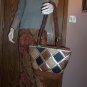 Vintage Worthington Purse Tote Handbag Double Straps Straw Woven locationw1
