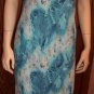 Charlotte Russe Sundress Turquoise Watercolor Print DRESS Size M dress-24 locationw13