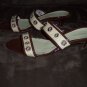 Classic Aerosoles Straw Strap Kitten Heel SANDALS Shoes Size 8 B loc18W
