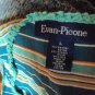 Evan Picone Stripped Tank Top Size L Large wt-13 location4