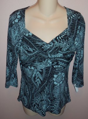 JBT Floral & Ferns 3/4 Sleeve Top From Sears Size S Small wt-16 location5