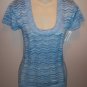 Maurices Feminine Baby Blue Knit Top Size Small S wt-23 location6