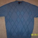 Tulliano MEN'S SHORT SLEEVE Knit Shirt  Blue Size L Large 001SHIRT-67 location6