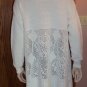 Style New York Cream Knit Top Dress Sweater Size M wt-34 location8