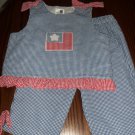 Little Traditions Boutique Girls Summer Patriotic Outfit Sz 6X 7 location6