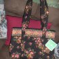 NWT Vera Bradley Chocolat Retired Double Handle Tote Chocolate Brown Floral Print location15