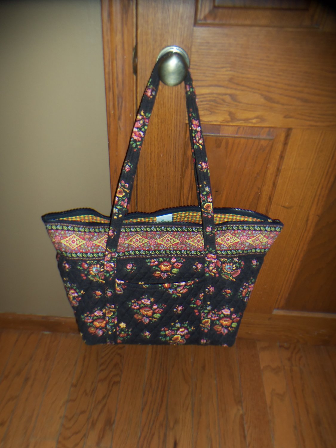 vera bradley reusable shopping bag