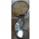 Gold and Pearl-colored Compact with double mirrors