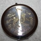 Coy Fish Pearl Colored Compact with double mirrors