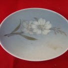 Royal Copenhagen Small Oval Dish, White Flowers Pastel