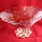 Vintage Heavy Murano Italy Art Glass Bowl Purple Violet