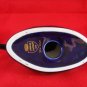 RARE LIMOGES CASTEL COBALT BLUE PORCELAIN DUCK FIGURINE.