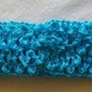Turquoise Blue 1.5" Stretchy Interchangeable Hair Band - Add A Hair Bow, Clip or Flower