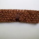 Chocolate Brown 1.5" Stretchy Interchangeable Hair Band - Add A Hair Bow, Clip or Flower