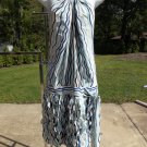 NWT DIANE VON FURSTENBURG FAB BLUE WAVY PRINT SILK DRESS 10 NWT DIANE VON FURSTENBURG FAB BLUE WAVY PRINT SILK DRESS 10