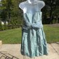 NWT ARMANI COLLEZIONI FAB AQUA DRESS 42 IT 6-8 US
