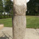 NWT SUE WONG CHAMPANGE&SILVER BEADED DRESS 12