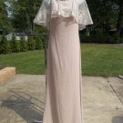 NWT BADGLEY MISCHKA COLLECTION FAB BLUSH LACE TOP FORMAL 4 $1495