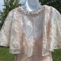 NWT BADGLEY MISCHKA COLLECTION FAB BLUSH LACE TOP FORMAL 4 $1495