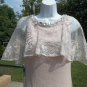 NWT BADGLEY MISCHKA COLLECTION FAB BLUSH LACE TOP FORMAL 4 $1495
