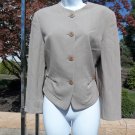 GIORGIO ARMANI FAB BEIGE JACKET 42 8 US GIORGIO ARMANI FAB BEIGE JACKET 42 8 US