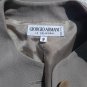GIORGIO ARMANI FAB BEIGE JACKET 42 8 US