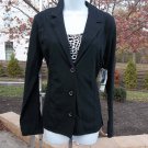 NWT JONES NEW YORK BLACK&WHITE 2PC LOOK TOP L NWT JONES NEW YORK BLACK&WHITE 2PC LOOK TOP L