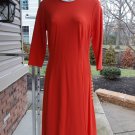 NWT WORTH FAB ORANGE DRESS W PIPING 4 $ 558
