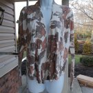 NWT ANN TAYLOR LOFT BEIGE&BROWN PRINT SWEATER XS NWT ANN TAYLOR LOFT BEIGE&BROWN PRINT SWEATER XS