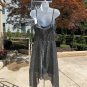 NWT RACHEL ROY SILVER&BLACK COCKTAIL DRESS L