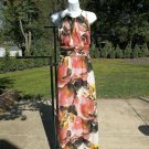 NWT SANGRIA PINK LONG FLORAL PRINT MAXI DRESS 4 NWT SANGRIA PINK LONG FLORAL PRINT MAXI DRESS 4