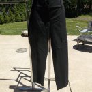 NWT ANN TAYLOR BLACK CROP PANTS 8