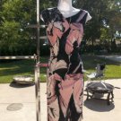 NWOT CONNECTED NAVY, PINK, WHITE FLORAL PRINT KNIT DRESS 8