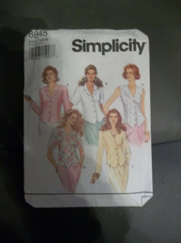 SIMPLICIITY 8845 TOP PATTERN 6, 8, 10