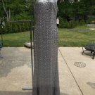 NWT BADGLEY MISCHKA SILVER SEQUIN FORMAL GOWN 10