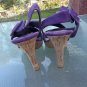 NWOB FRANCO SARTO FAB PURPLE HEELS 8.5 M
