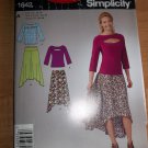 SIMPLICITY 1642 EASY TOP SKIRT PATTERN 10-18