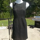 NWOT LOFT BLACK EYELET DRESS 4P