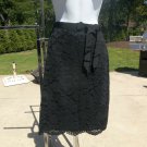 NWT TALBOTS BLACK LACE SKIRT 10P $139