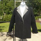 NWT TALBOTS BLACK& GRAY LINING WOOL COAT 4P $289 NWT TALBOTS BLACK& GRAY LINING WOOL COAT 4P $289