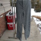 NWT TALBOTS BLACK&WHITE CHECK VELOUR PANTS 14W $109