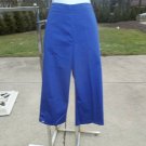 NWT ALFRED DUNNER VIOLET CAPRIS 8