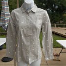 NWT TALBOTS VERY CUTE  POLAR BEAR BUTTON DOWN SHIRT PP $69.50