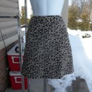 NWOT ANN TAYLOR LOFT BEIGE&BLACK ANIMAL PRINT SKIRT 12 NWOT ANN TAYLOR LOFT BEIGE&BLACK ANIMAL PRINT SKIRT 12